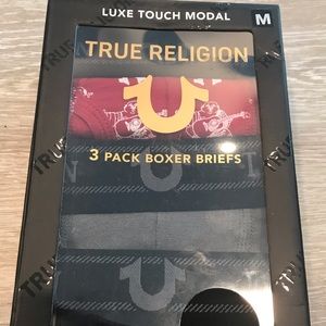 3 TRUE RELIGION boxer briefs M Luxe Touch Modal